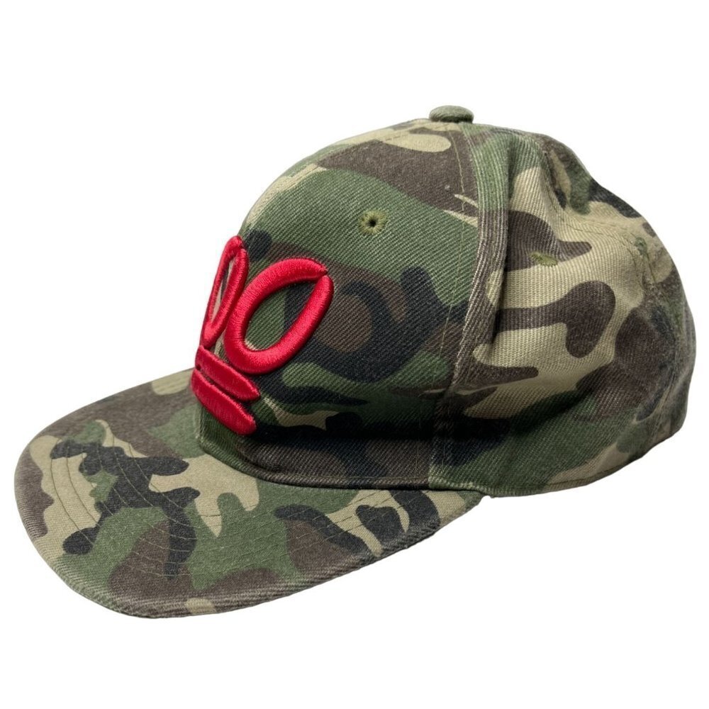 100 Year Anniversary Hat‎ Cap Snap Back Green Camo Camouflage Baseball Men - Picture 3 of 9